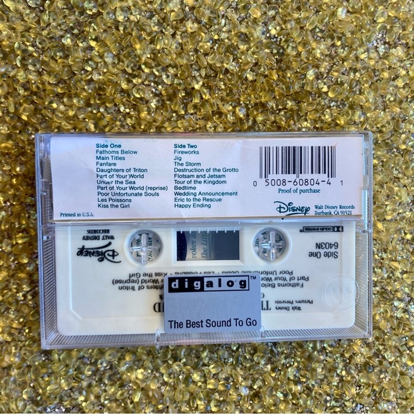 1989 Little Mermaid Cassette Tape - Picture 2 of 11